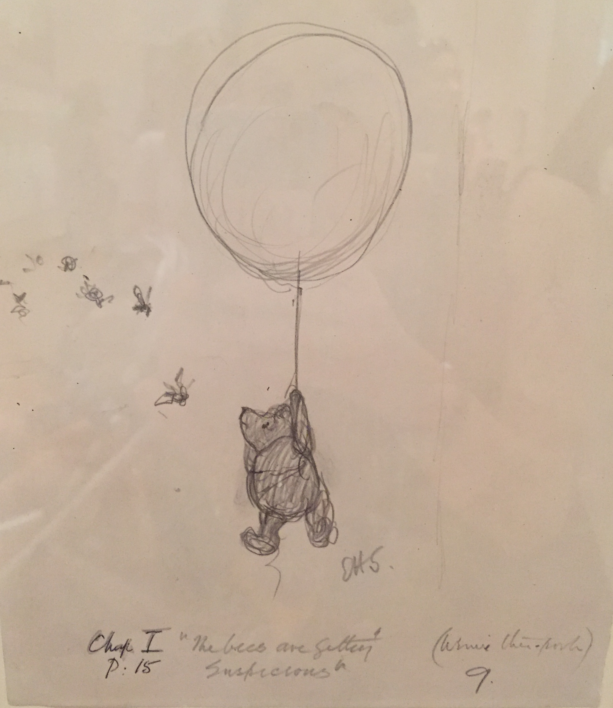 Original Winnie the Pooh Sketch